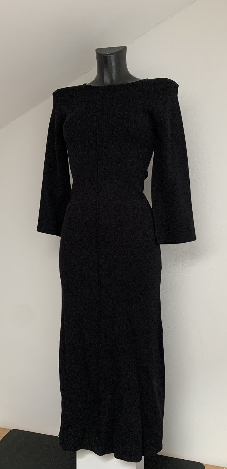 Toteme Totems Black Maxi Dress Size XS / US 0-2 / IT 36-38 - 3 Thumbnail