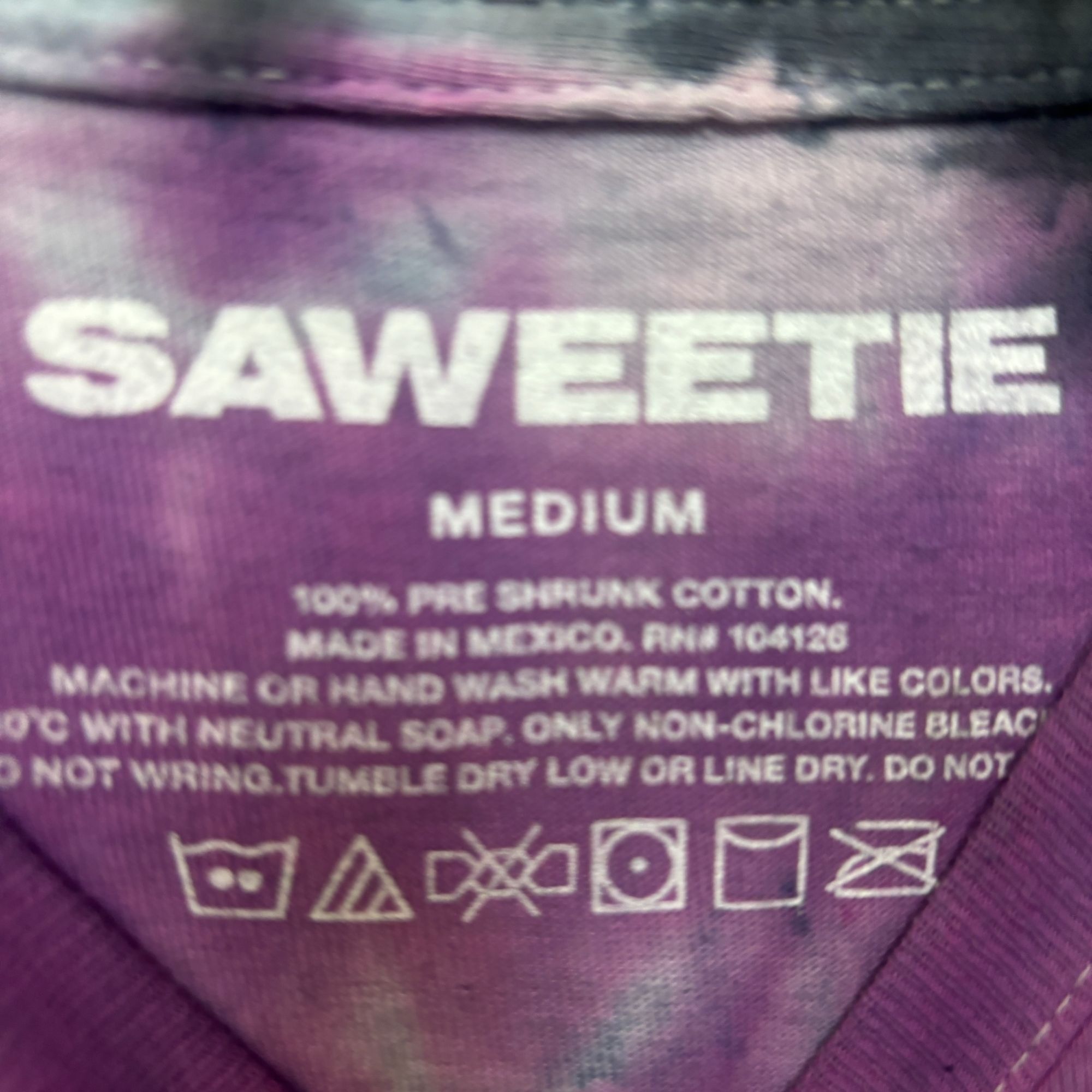Rap Tees Sweetie High Maintenance Album Art Hip Hop Tie Dye M Size US M / EU 48-50 / 2 - 4 Thumbnail
