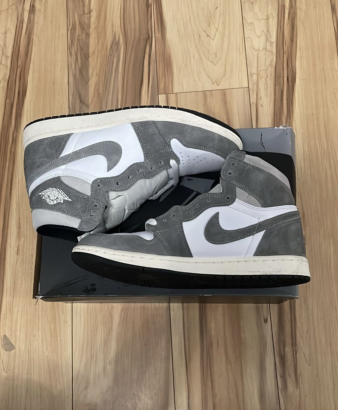 Jordan Brand Jordan 1 Washed Black Size US 9.5 / EU 42-43 - 3 Thumbnail