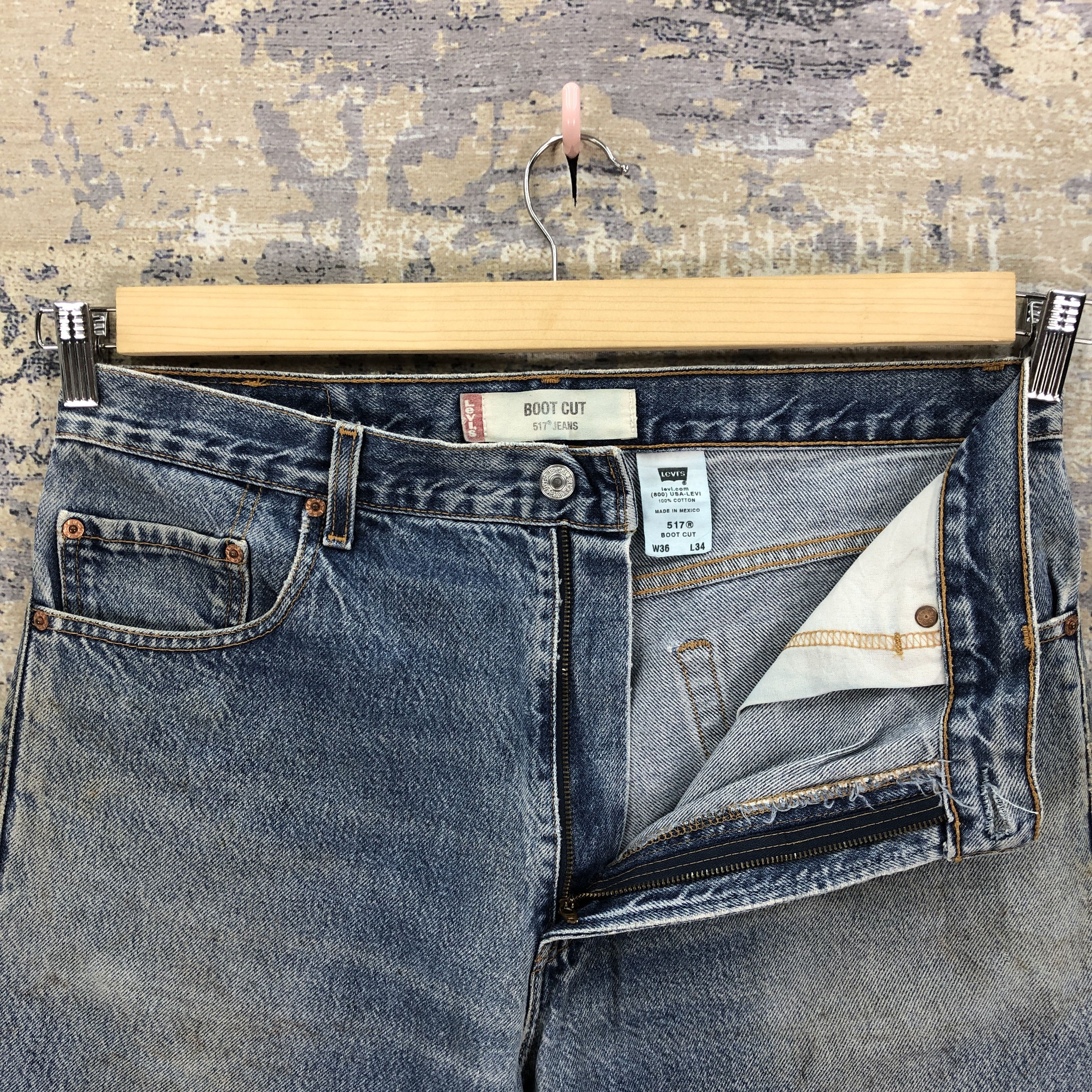 Levi's Vintage Y2K Levis Bootcut Flare Jeans Levi's Faded Denim Size US 34 / EU 50 - 6 Thumbnail