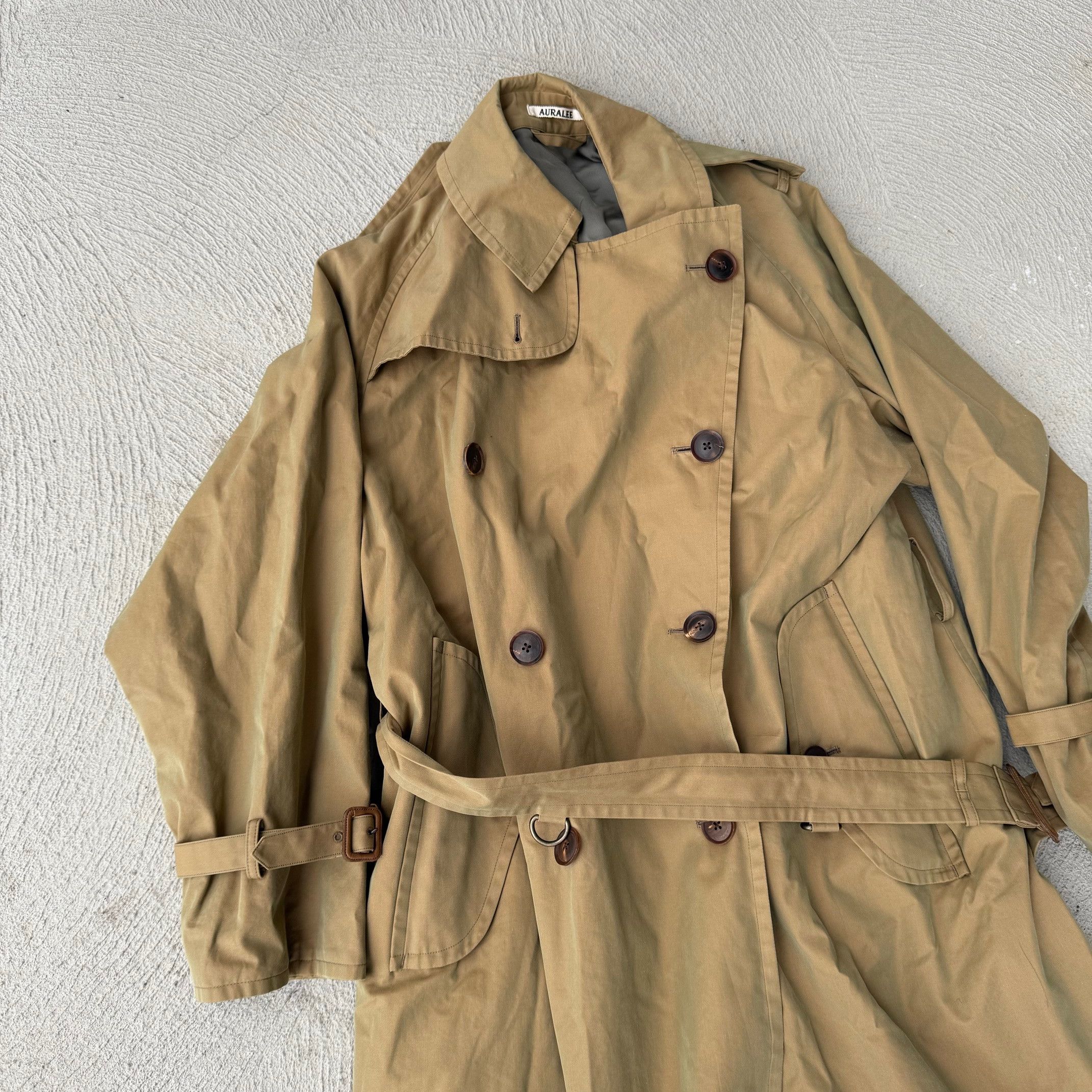 ジャケット・アウター AURALEE FINX CHAMBRAY BIG TRENCH COAT COAT】 AURALEE FINX CHAMBRAY BIG TRENCH COAT | andPheb Staff Blog