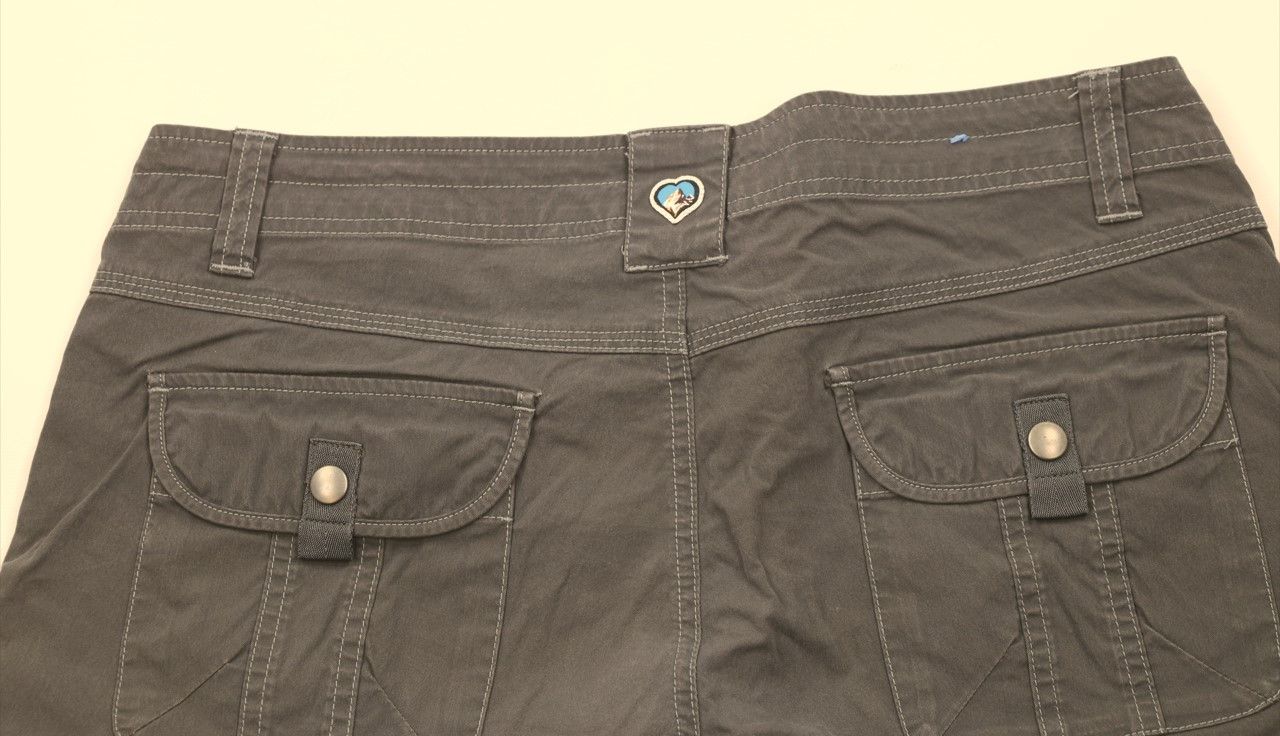 Kuhl × Vintage Kuhl Mountain Vintage Patina Dye Hiking Cargo Shorts Gray Size 32" / US 10 / IT 46 - 9 Thumbnail