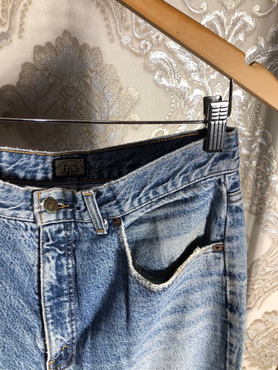 Levi's Vintage Clothing VERY RARE LEVIS 737 SILVER LABEL DENIM CASUAL PANTS RETRO Size US 34 / EU 50 - 2 Thumbnail