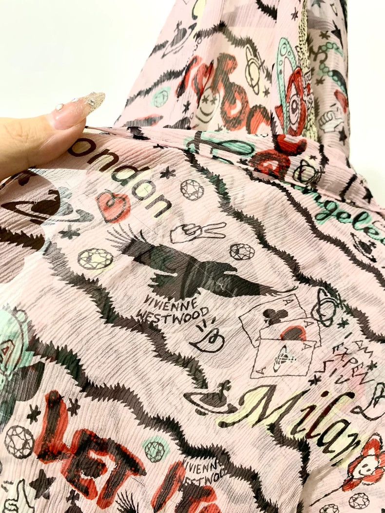 Vivienne Westwood Vivienne Westwood Tattoo silk scarf Size ONE SIZE - 9 Thumbnail
