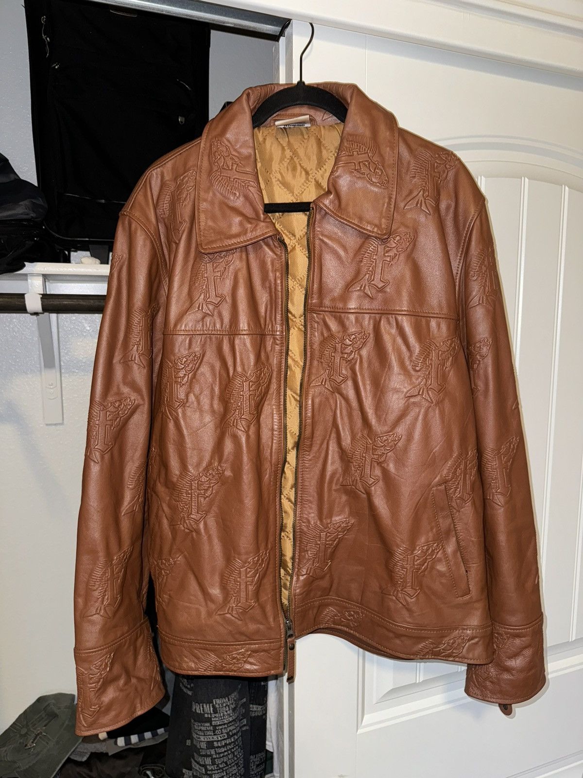 Other Kobe Fisher “Fishscale” Limited Run Leather Jacket Size US XL / EU 56 / 4 - 1 Thumbnail