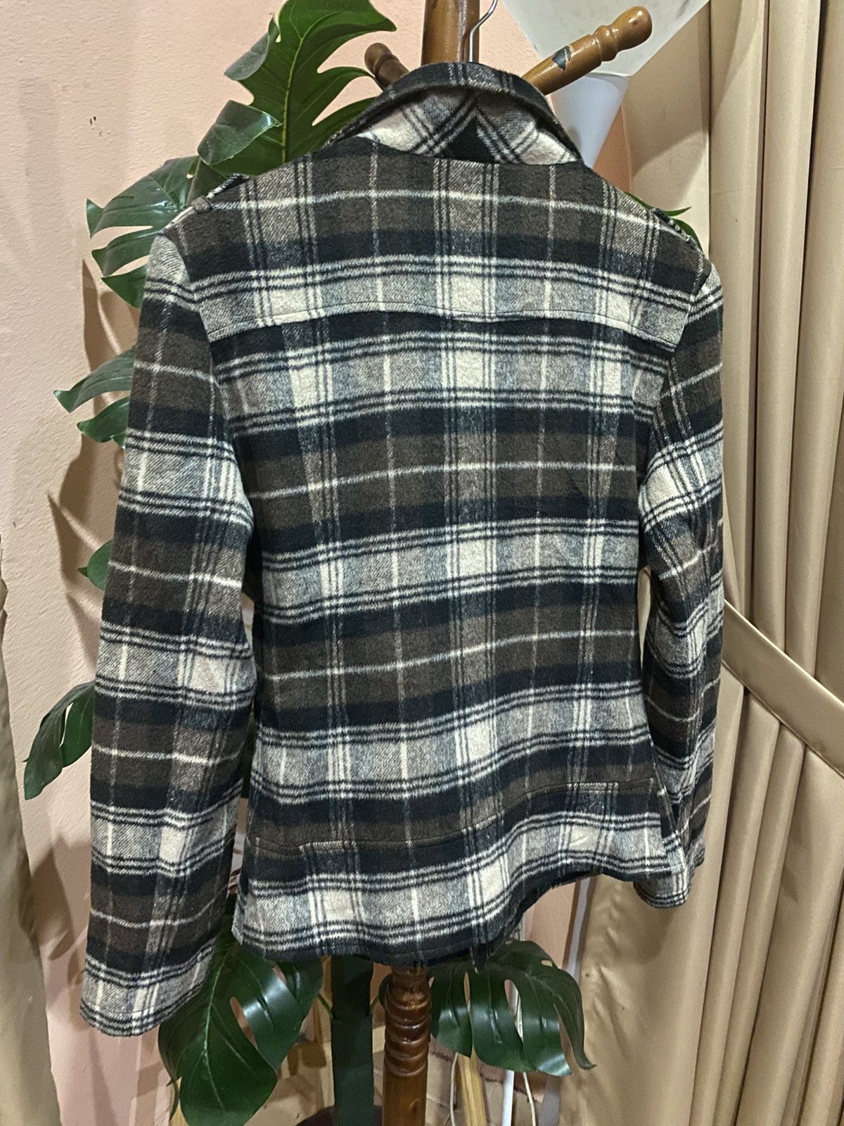Vintage VINTAGE PLAID DOUBLE COLLAR JACKET Size US S / EU 44-46 / 1 - 9 Thumbnail