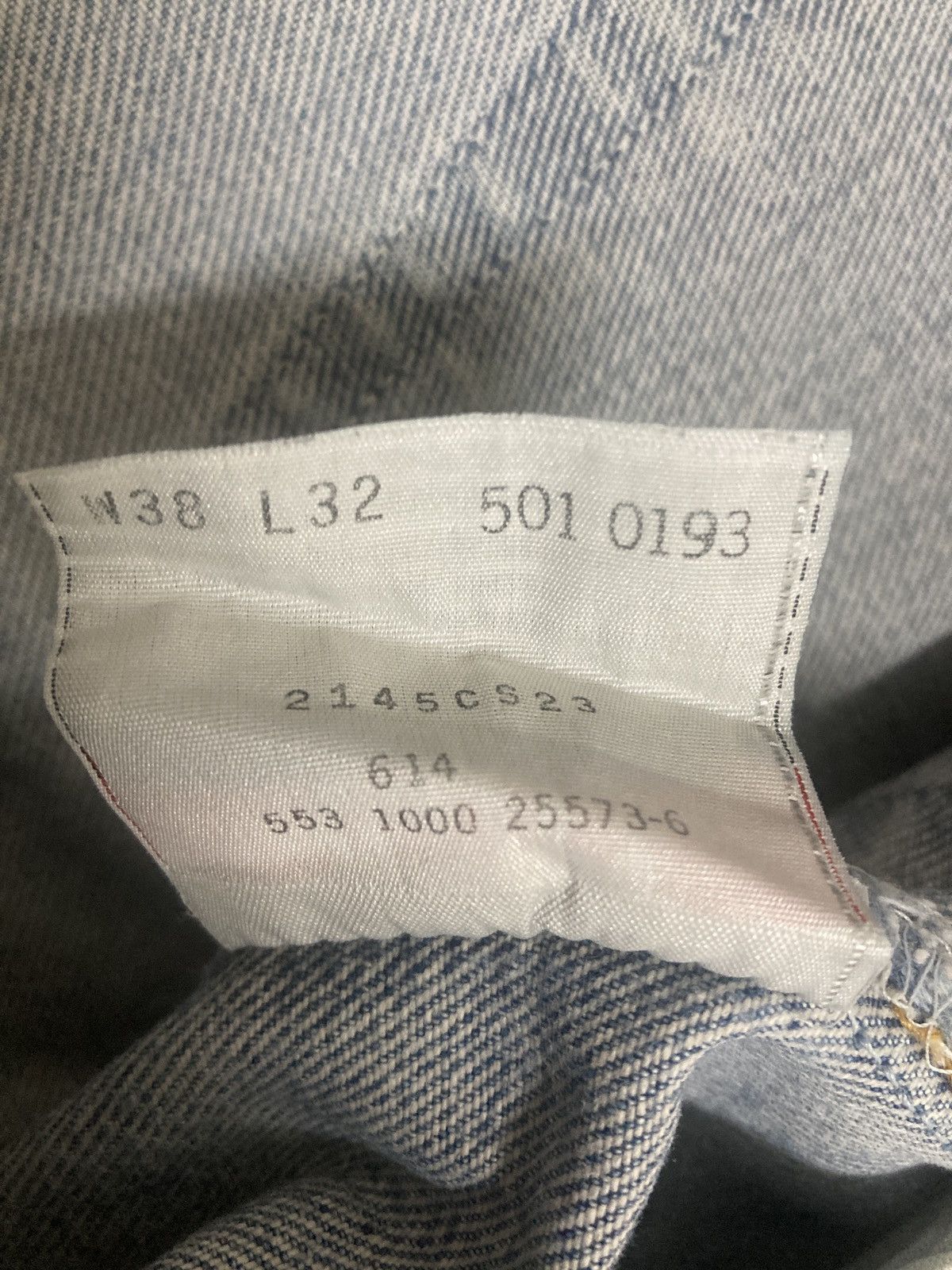 Levi's Vintage Y2K Levis 501 jeans Made in USA Size US 38 / EU 54 - 5 Thumbnail