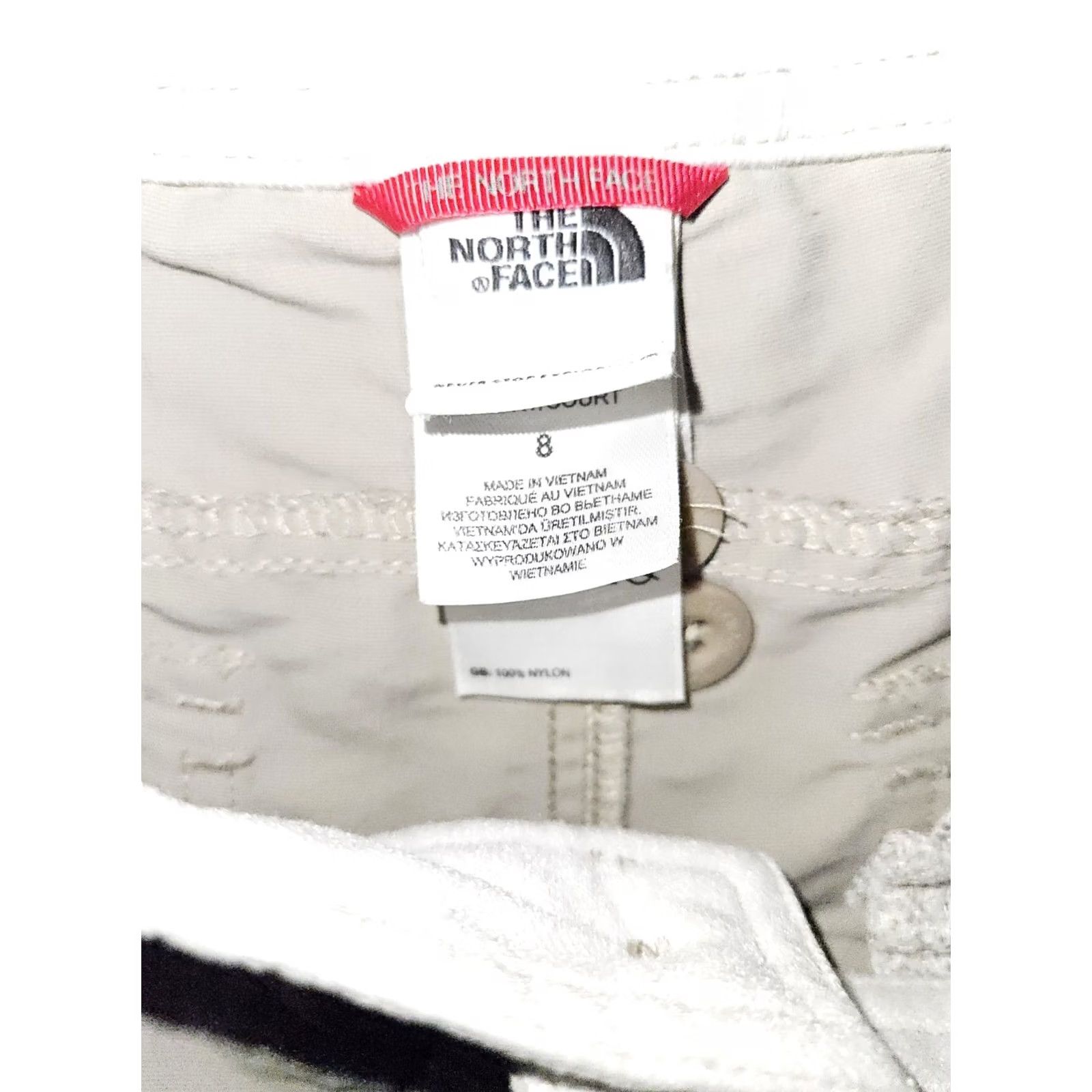 The North Face The North Face Women's Chino Shorts 8 Mid Rise Khaki Nylon Hiking Size 30" / US 8 / IT 44 - 2 Thumbnail