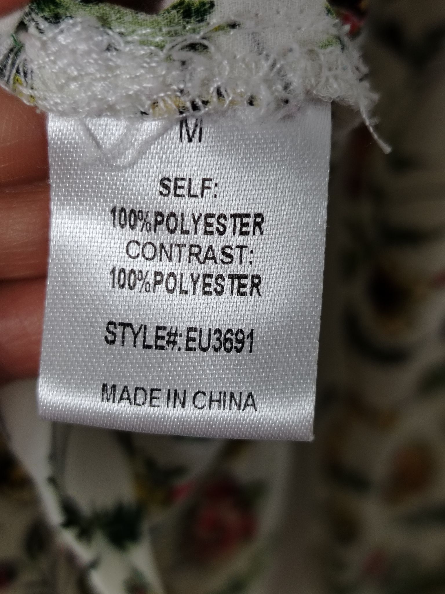 Other Pre-Loved Shirt Women's M Floral Long Sleeve Button Front Size M / US 6-8 / IT 42-44 - 5 Thumbnail