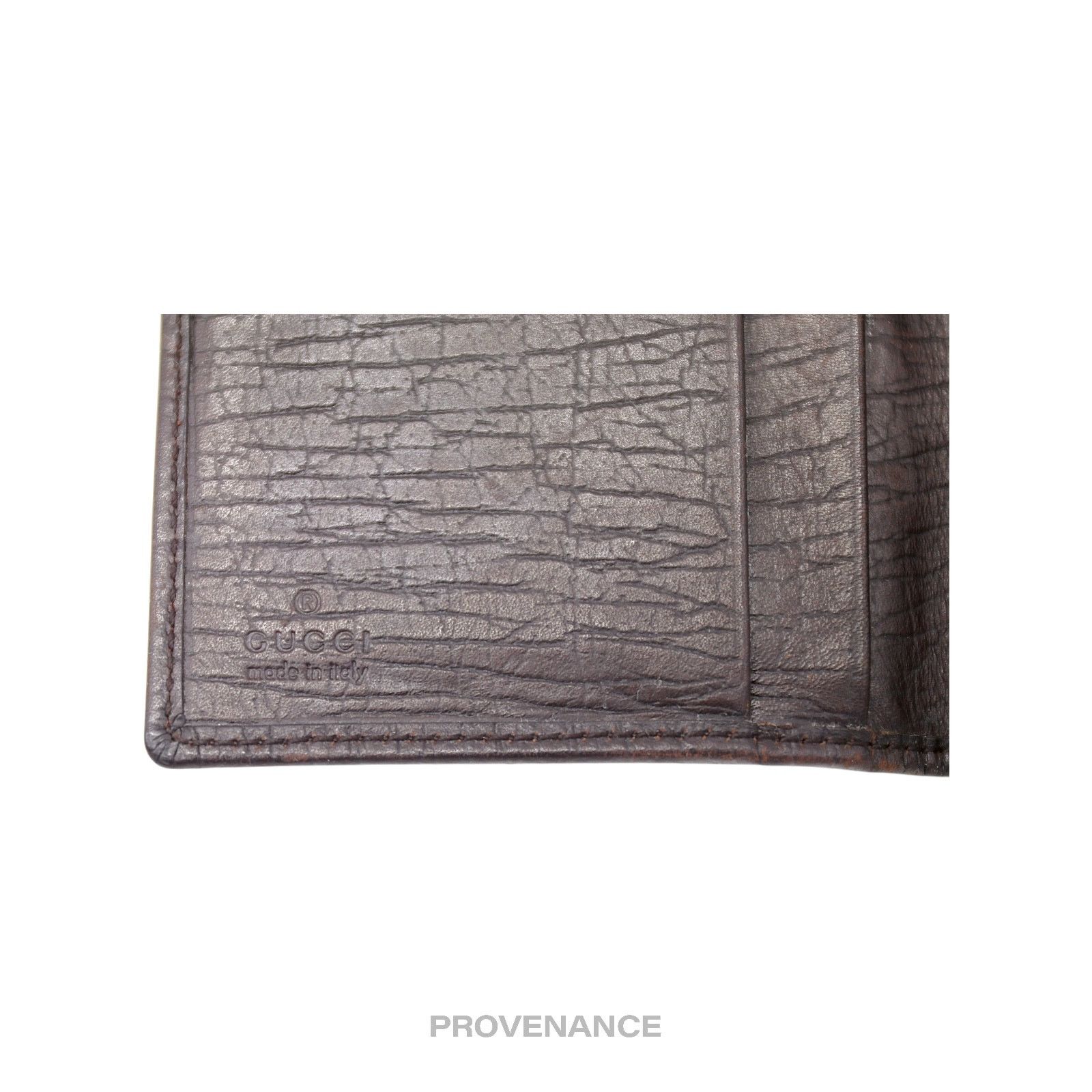 Gucci 🔴 Gucci Pocket Organizer Wallet - Raffia with Web Size ONE SIZE - 6 Thumbnail