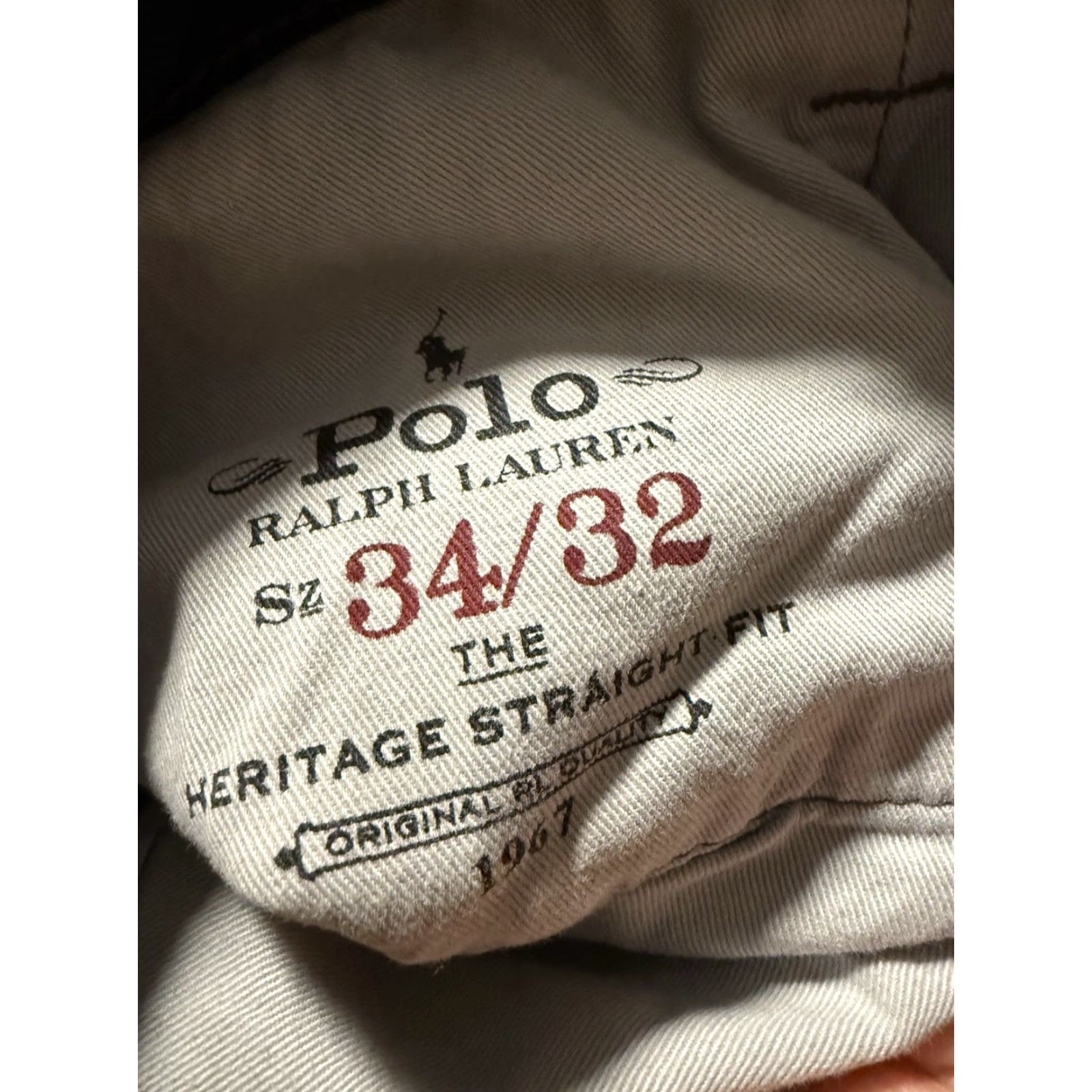 Polo Ralph Lauren Polo Ralph Lauren Mens Jeans 34x32 Black Denim Straight Cotton Jeans 5-Pocket Logo Vintage No Size US S / EU 44-46 / 1 - 4 Thumbnail