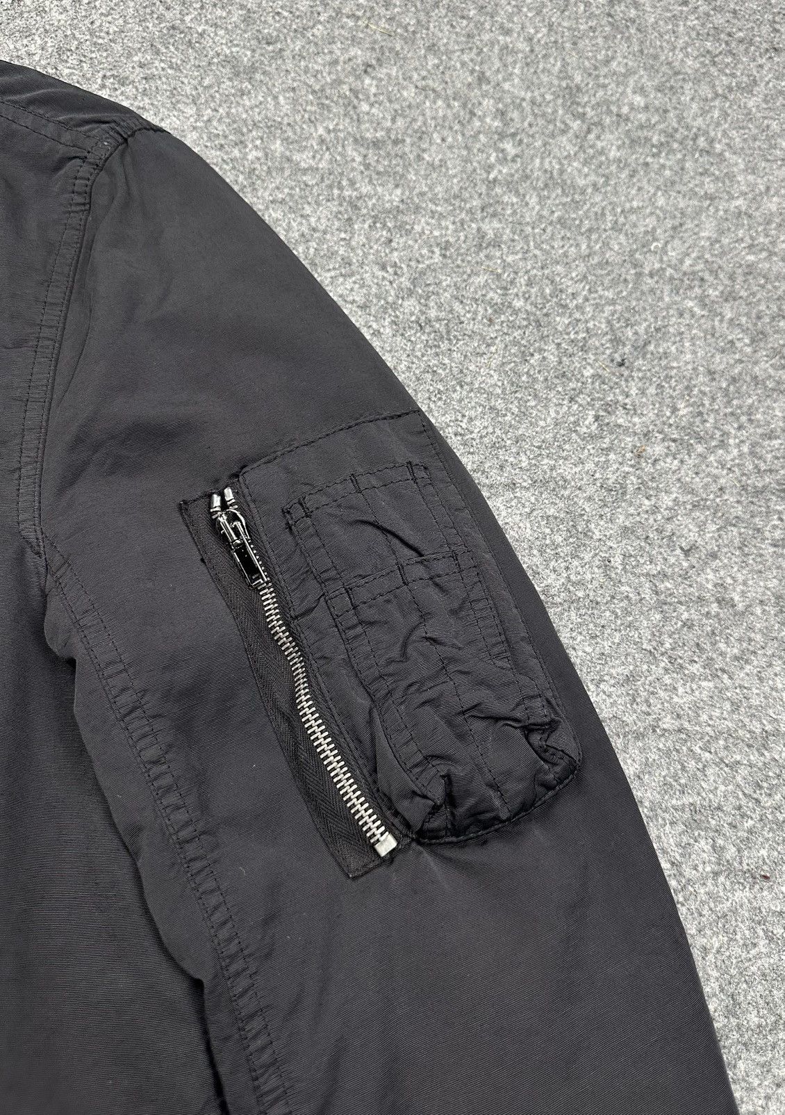 Rick Owens Drkshdw Rick Owens DRKSHDW - S/S16 Flight Trench MA-1 Bomber Jacket Size US XS / EU 42 / 0 - 4 Thumbnail
