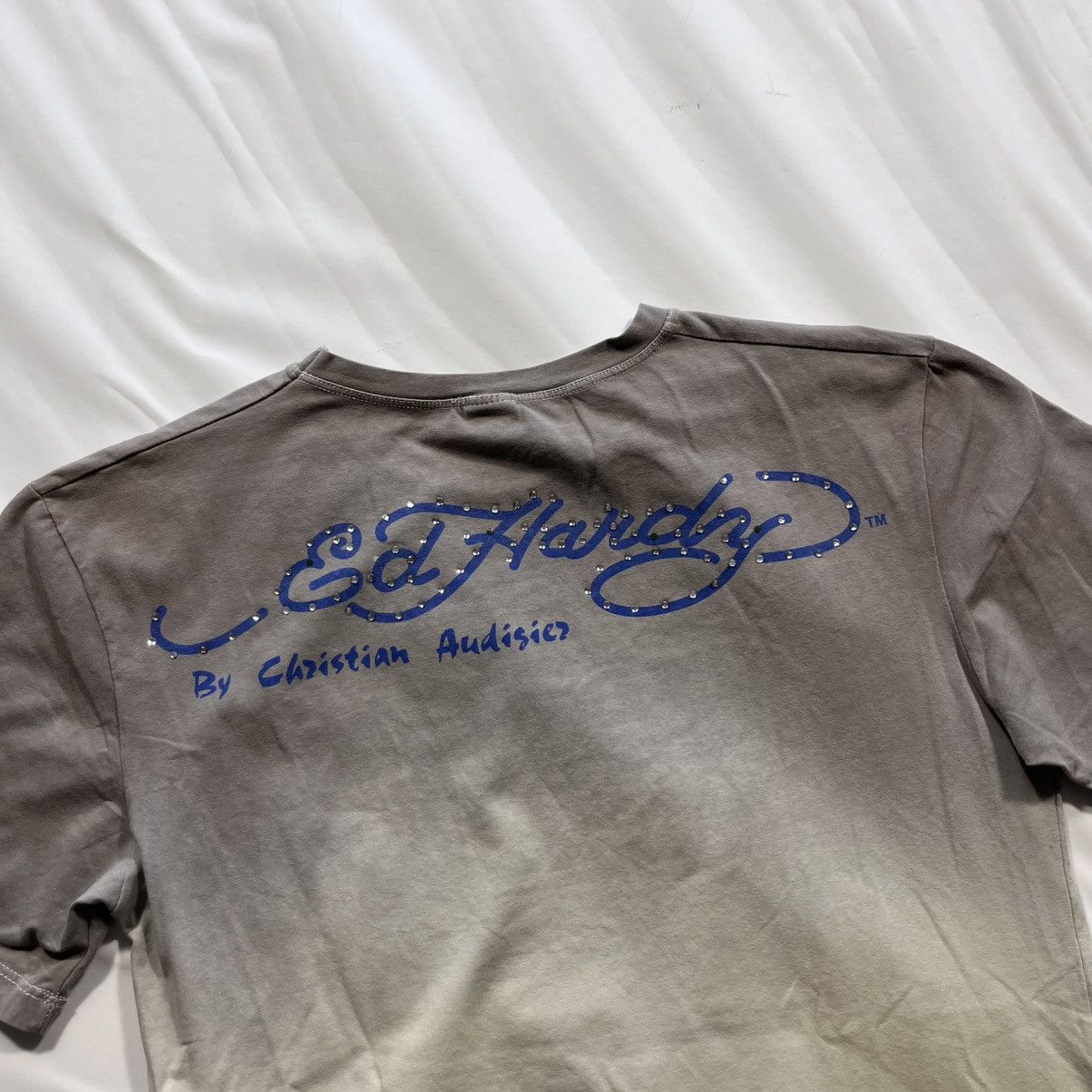 Ed Hardy Vintage y2k ED HARDY big logo swag avant garde tee tshirt Size US S / EU 44-46 / 1 - 9 Thumbnail