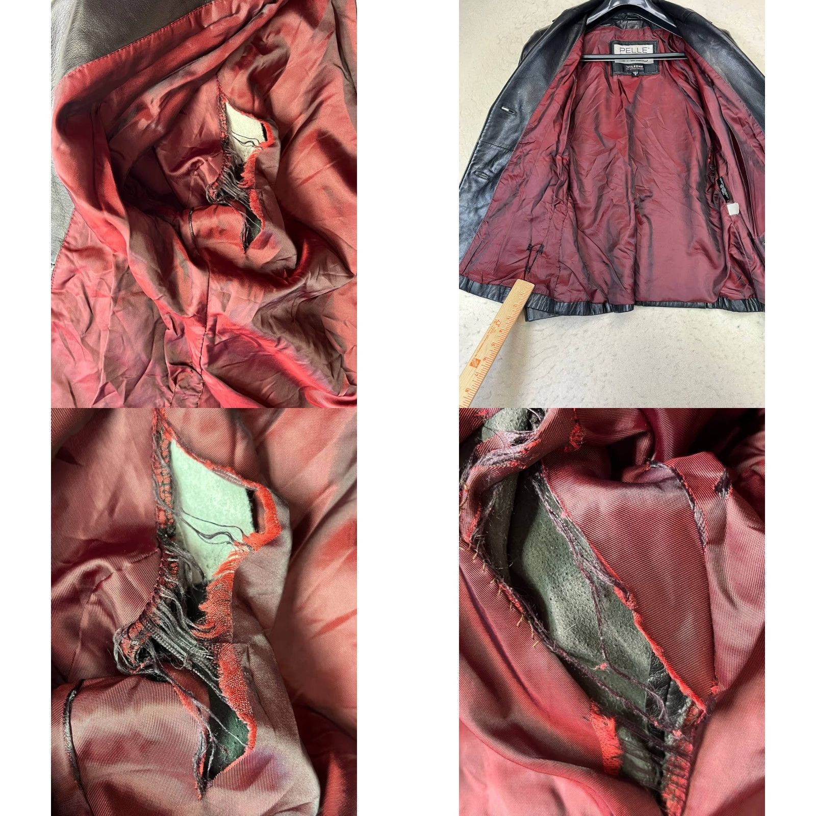 Vintage VINTAGE Pelle Studio Jacket Women S Black Leather Long Sleeve Button Short Outer Shell Leather Solid Polyester Lining Casual Basic Jacket Size S Size S / US 4 / IT 40 - 8 Thumbnail