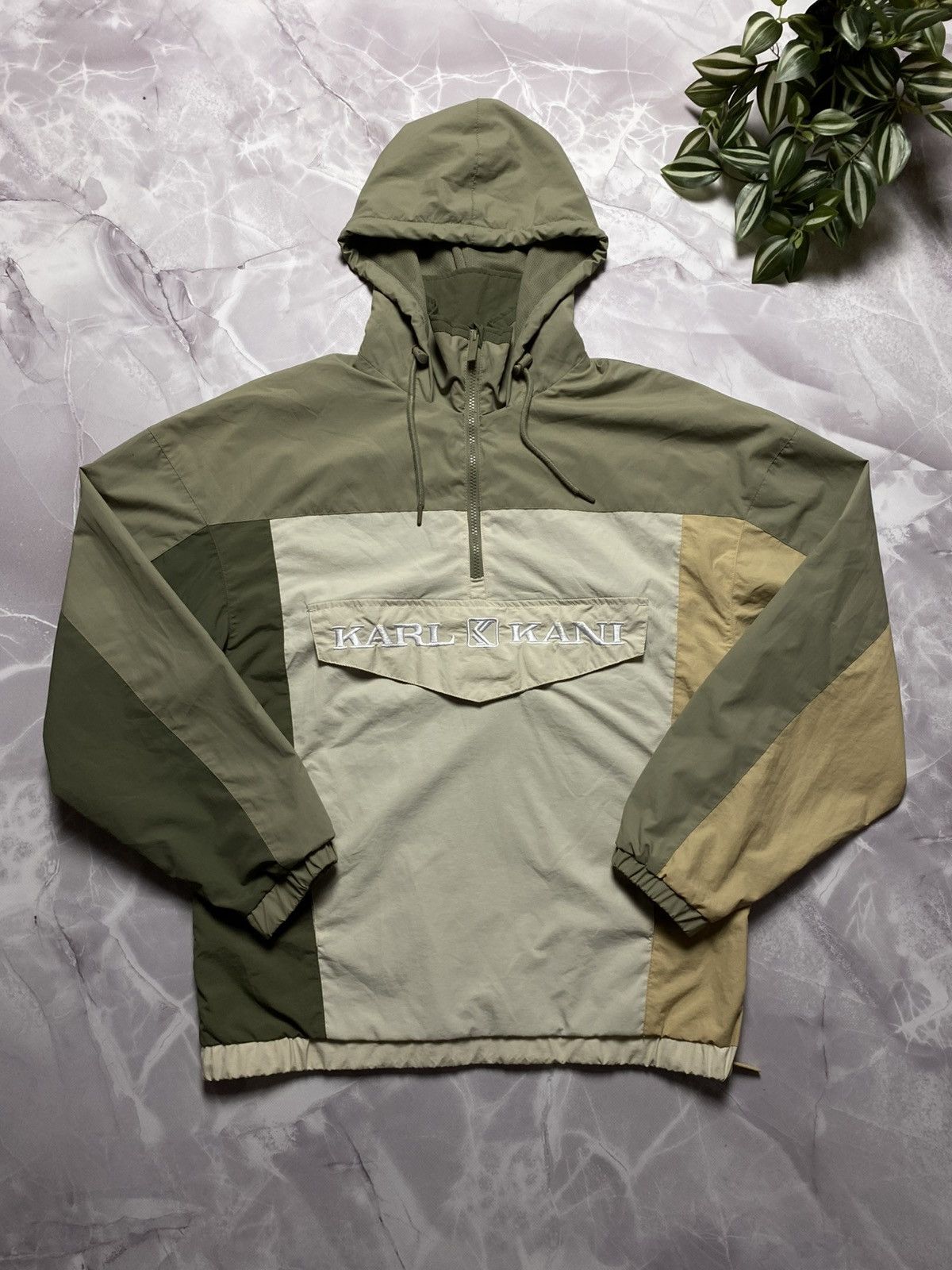 Karl Kani Karl Kani Windbreaker Anorak Retro Block Mens Size M Size US M / EU 48-50 / 2 - 2 Thumbnail
