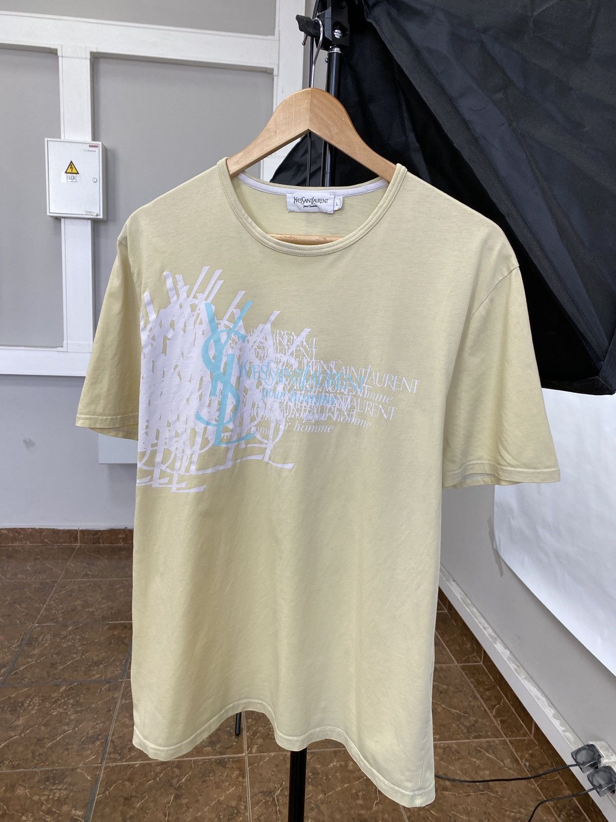 【archive】YSL Yves Saint Laurent T-shirt Vintage 90s Yves Saint Laurent YSL t-shirt rare retro hype