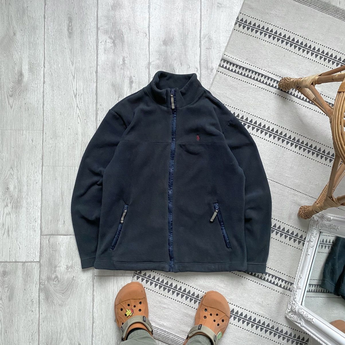 Polo Ralph Lauren 🦍 Vintage 90s Polo Ralph Lauren zip fleece Sweatshirt Size US M / EU 48-50 / 2 - 1 Thumbnail