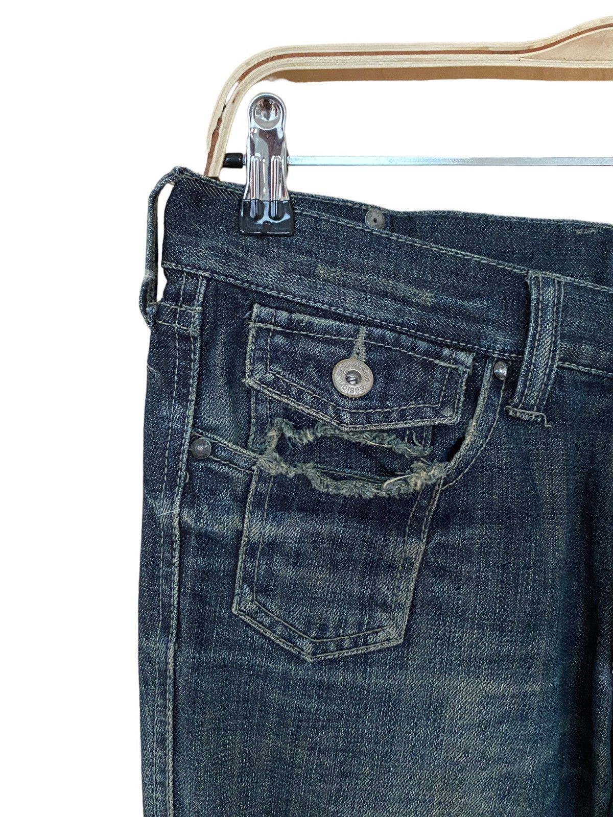 Vintage × semanticdesign Vintage Japanese Brand Semantic Design Flared Jeans 1990s Size US 30 / EU 46 - 11 Thumbnail