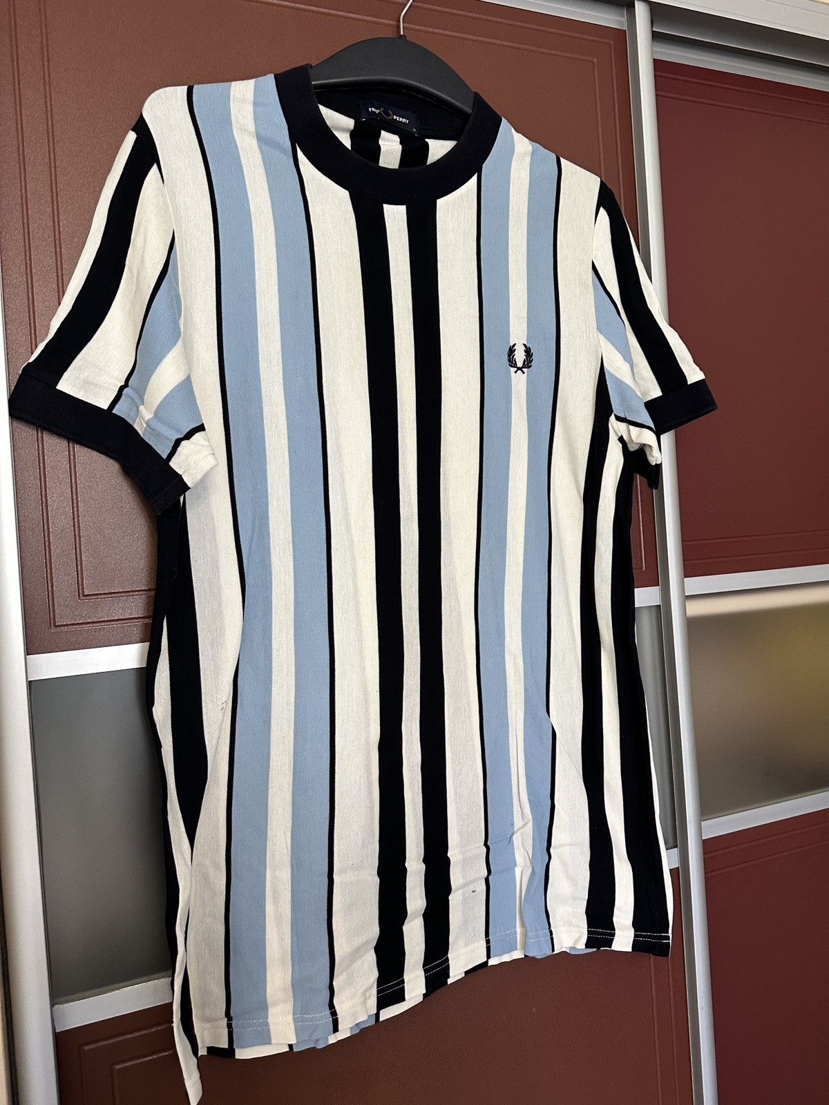 Fred Perry Fred Perry VERTICAL STRIPE PIQUE T-SHIRT Men's t shirt S Size US S / EU 44-46 / 1 - 1 Thumbnail