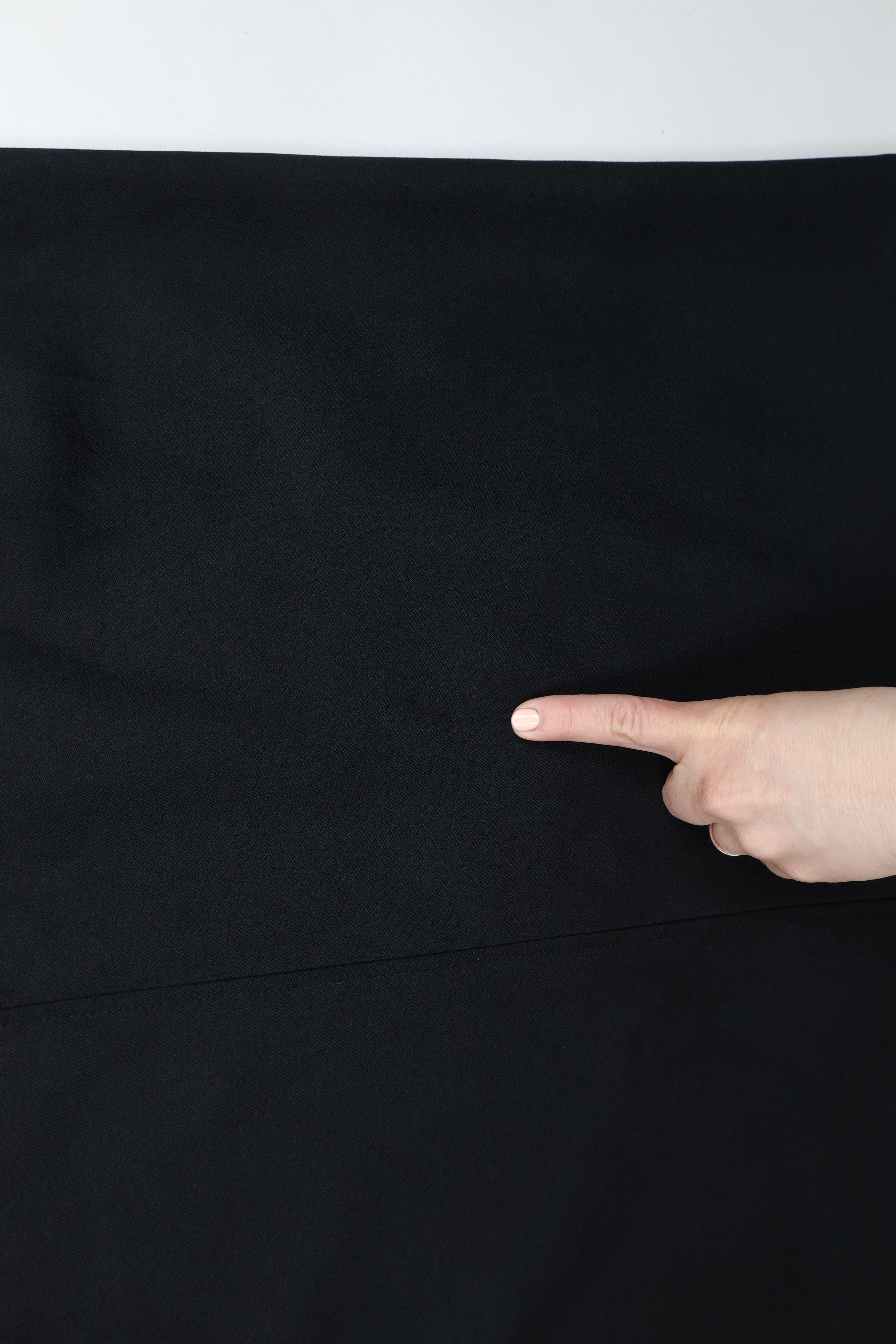 Vintage Vintage 90s Streetwear Blank Knit Full Length Skirt Size 36" / US 14 / IT 50 - 11 Thumbnail