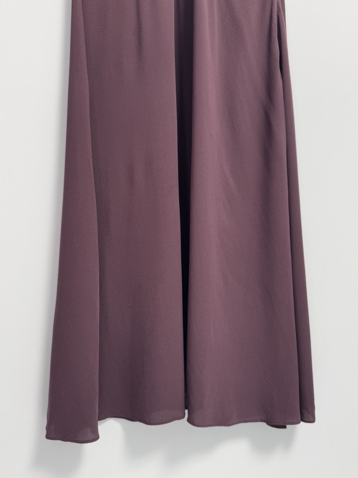 Laura Ashley Vintage Laura Ashley Embroidered Crepe Tea Dress in Mauve Size L / US 10 / IT 46 - 3 Thumbnail