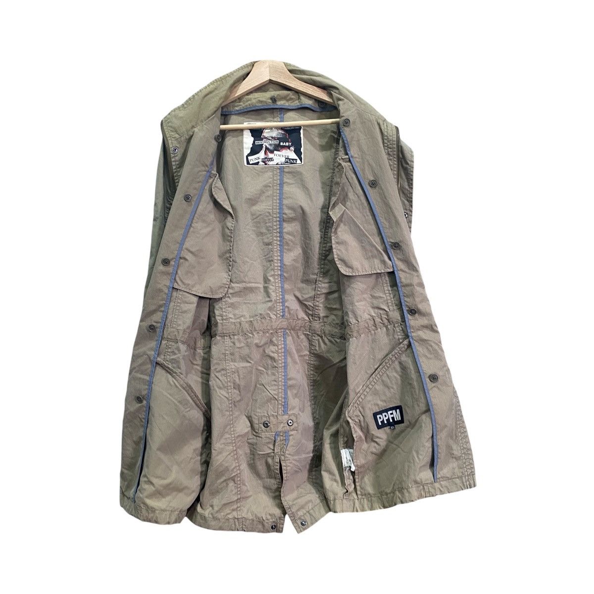 PPFM Archive PPFM Japanese Designer Multi-Pocket Military Jacket Size US XL / EU 56 / 4 - 3 Thumbnail