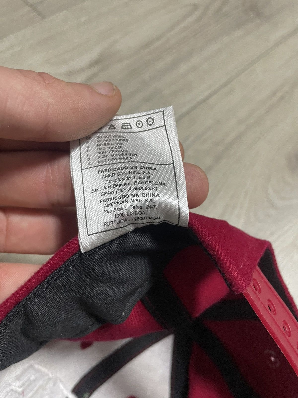 Nike Very Rare Nike Cap Big Logo Swoosh Drill Y2K 90s Hype Retro Size ONE SIZE - 8 Thumbnail