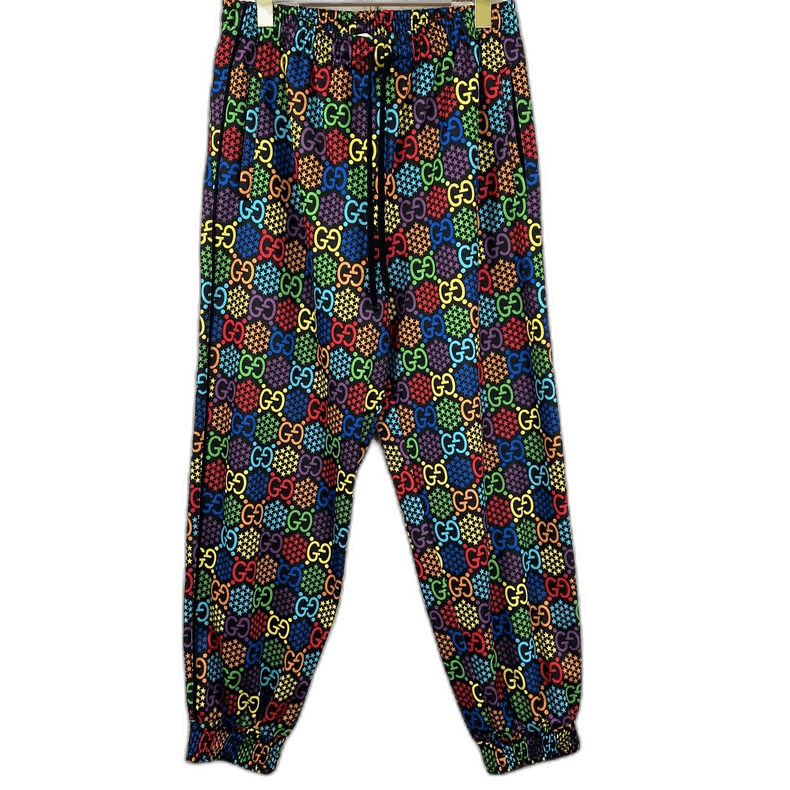 Gucci Gucci Colorful Sports Pants with GG Print Size 42" / US 20 - 1 Thumbnail