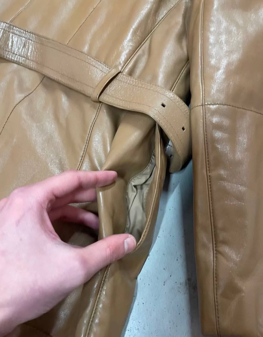 Gucci Runway Open 2001 Vintage GUCCI Leather Trench Coat Jacket Size US M / EU 48-50 / 2 - 10 Thumbnail