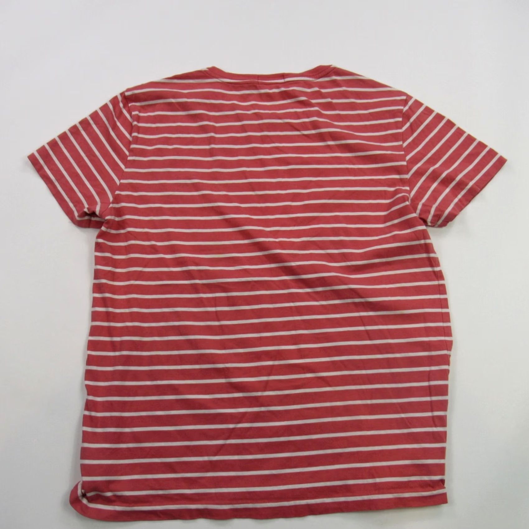 Polo Ralph Lauren Ralph Lauren Shirt Womens Medium Short Sleeve V Neck Pullover Stretch Stripe Shirt Size M / US 6-8 / IT 42-44 - 3 Thumbnail