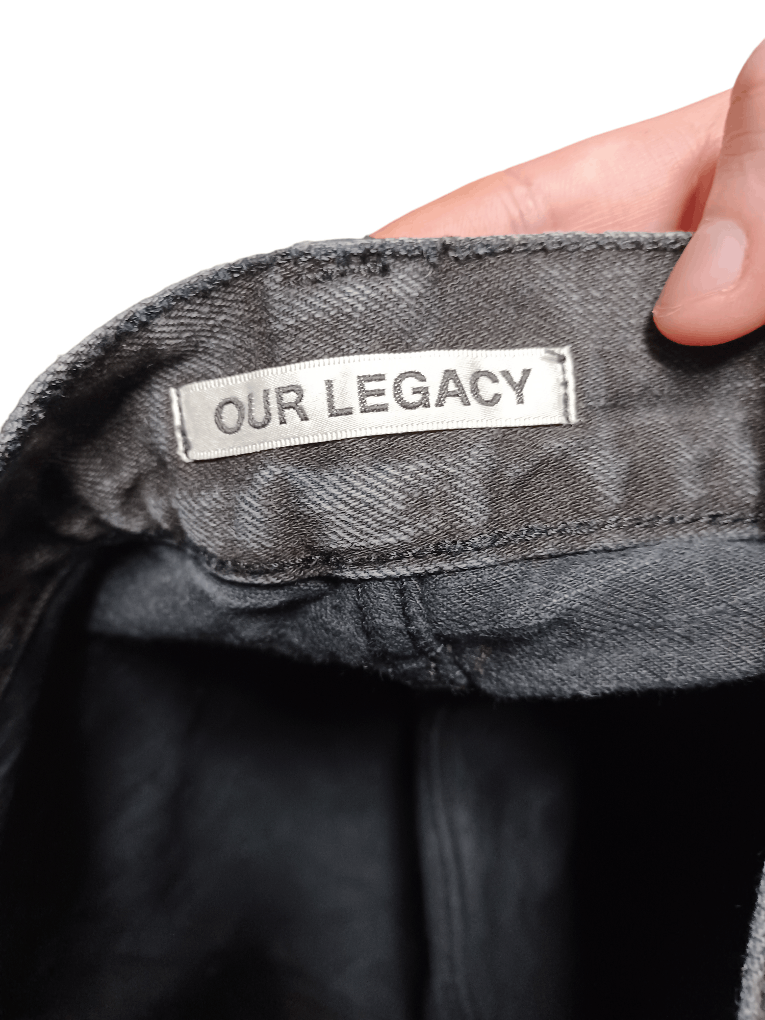 Our Legacy OUR LEGACY FANTASTIC BLACK WASHED 2ND CUT MADE IN PORTUGAL Size US 31 - 7 Thumbnail