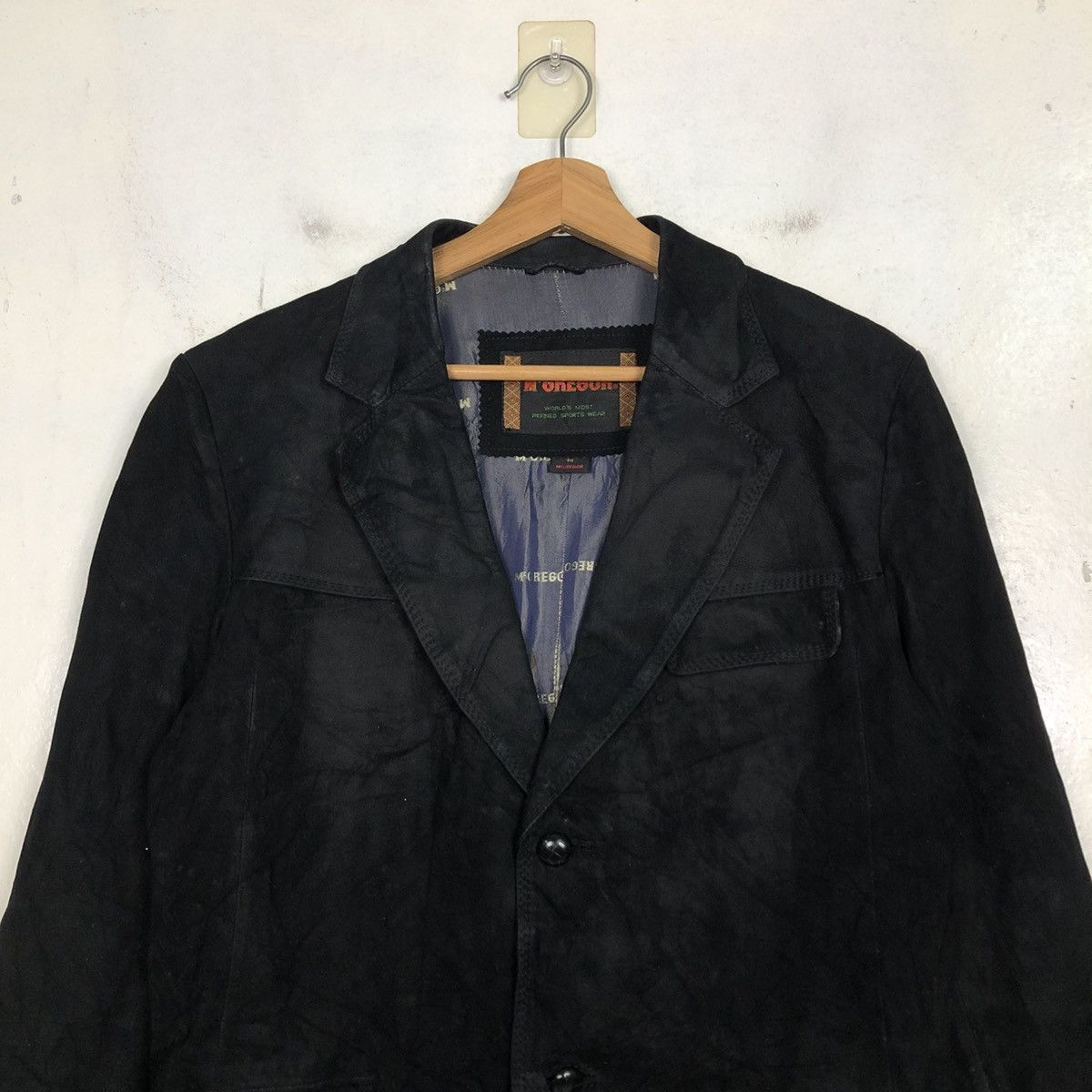 Japanese Brand Vintage Genuine Leather Jacket Mc Gregor Issey Miyake Size US M / EU 48-50 / 2 - 5 Thumbnail
