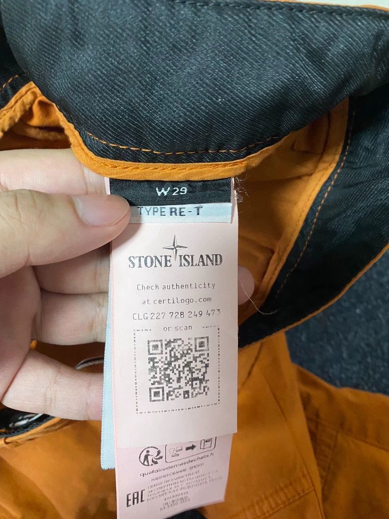 Orange Cargo Pants with Tags from Stone Island -2506