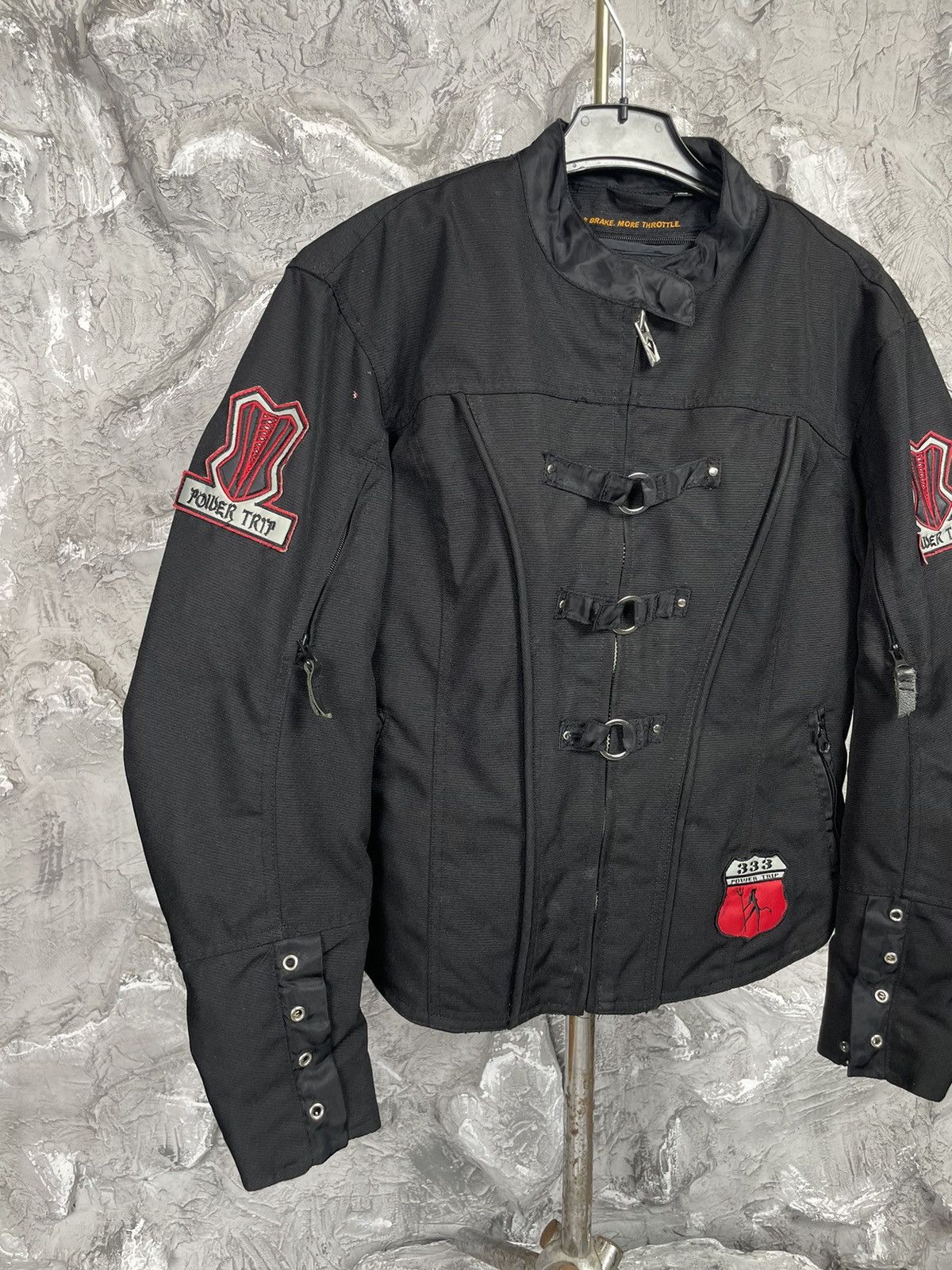 Designer Rare Y2K Punk Gothic Power Trip Bandage Moto Bomber Hysteric Size US S / EU 44-46 / 1 - 6 Thumbnail