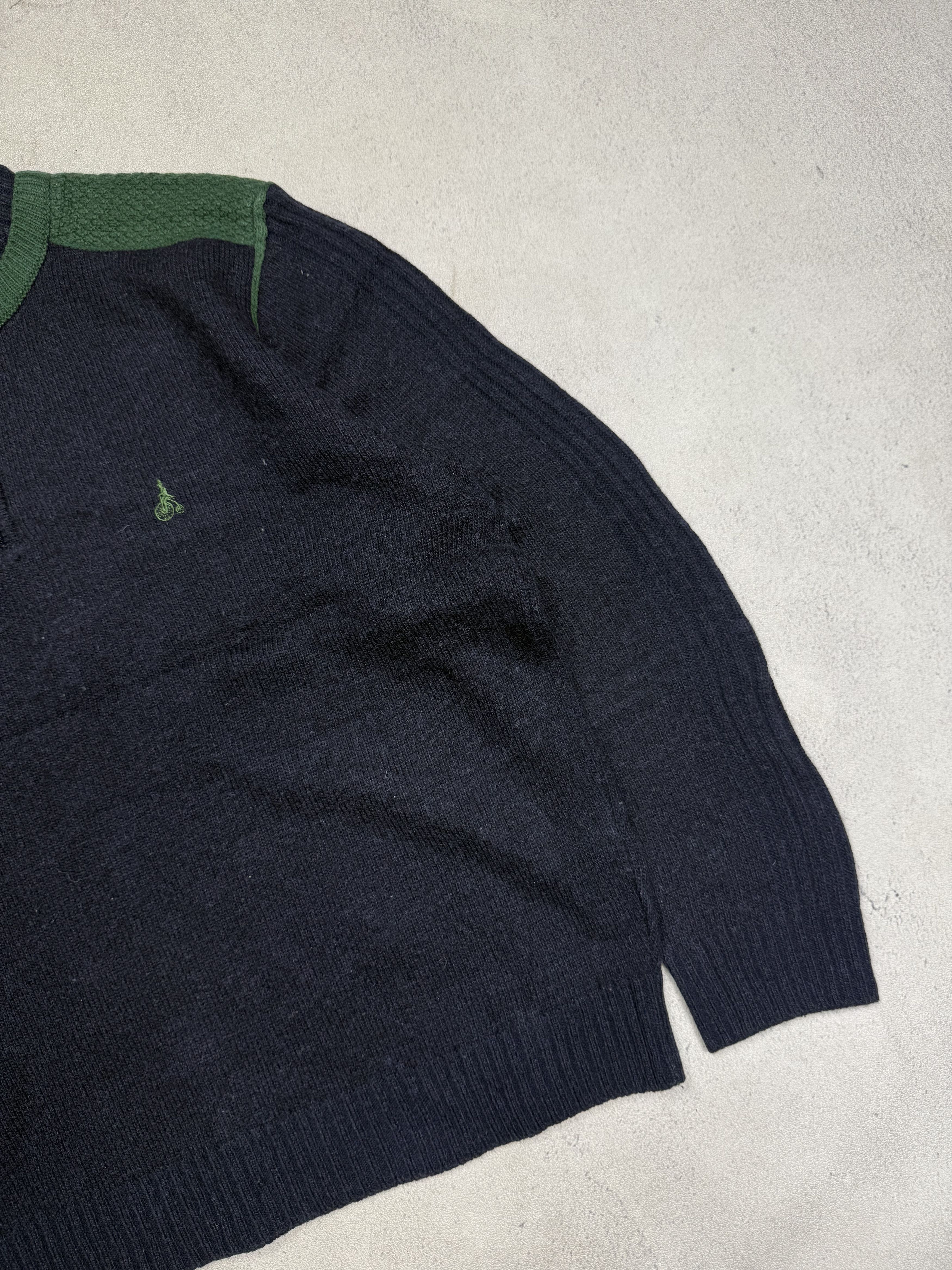 Vintage Vintage Bean Pole Knit Half Zip Sweater Size US M / EU 48-50 / 2 - 3 Thumbnail