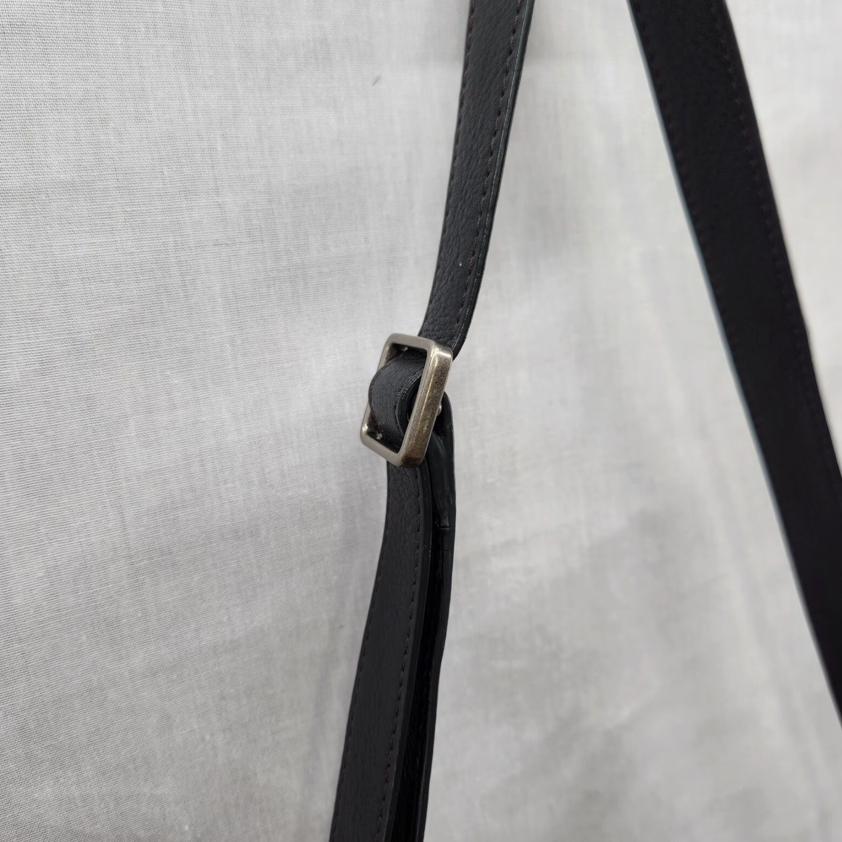 Fossil Fossil Riley Leather Black Crossbody Purse - Genuine Leather, Push Lock, Shoulder Bag, Medium, Women Size ONE SIZE - 5 Thumbnail