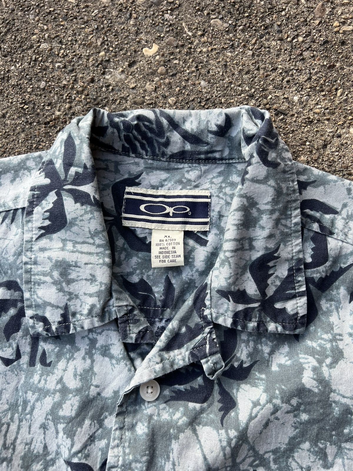Ocean Pacific × Vintage Y2K Ocean Pacific Hawaiian Button Down Shirt Fits S Tag XL Size US S / EU 44-46 / 1 - 2 Thumbnail