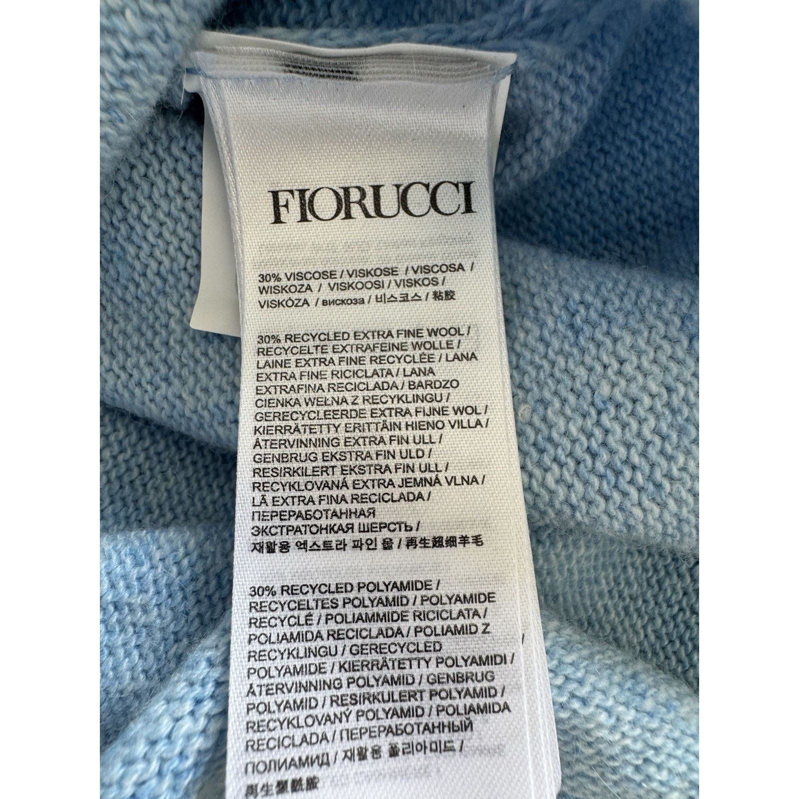 Fiorucci Fiorucci Blue Milano Angels Knit Jumper XL Size XL / US 12-14 / IT 48-50 - 8 Thumbnail