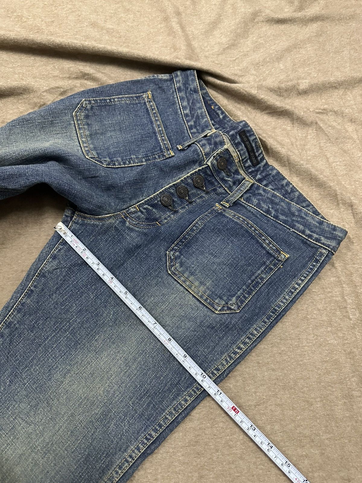 Big John × Japanese Brand × Vintage Vintage Big John Flare Bell Bottom Jean (Scovil Button) Size US 29 - 20 Thumbnail