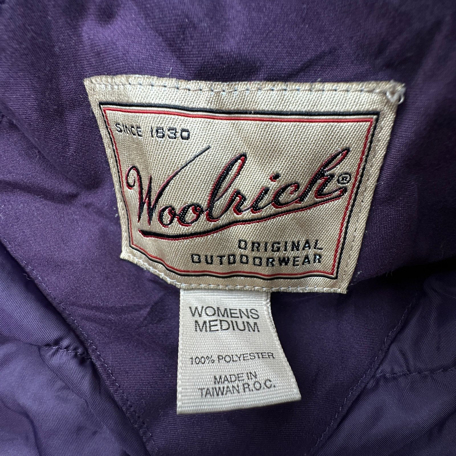 Other Woolrich Parka Hooded Jacket Womens Medium Green Purple Size M / US 6-8 / IT 42-44 - 2 Thumbnail