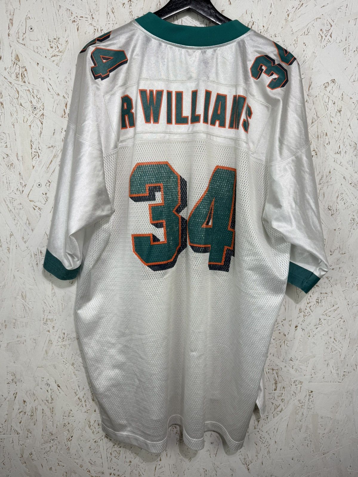 Reebok Vintage Reebok NFL Miami Dolphins #34 Ricky Williams Jersey Size US XL / EU 56 / 4 - 5 Thumbnail