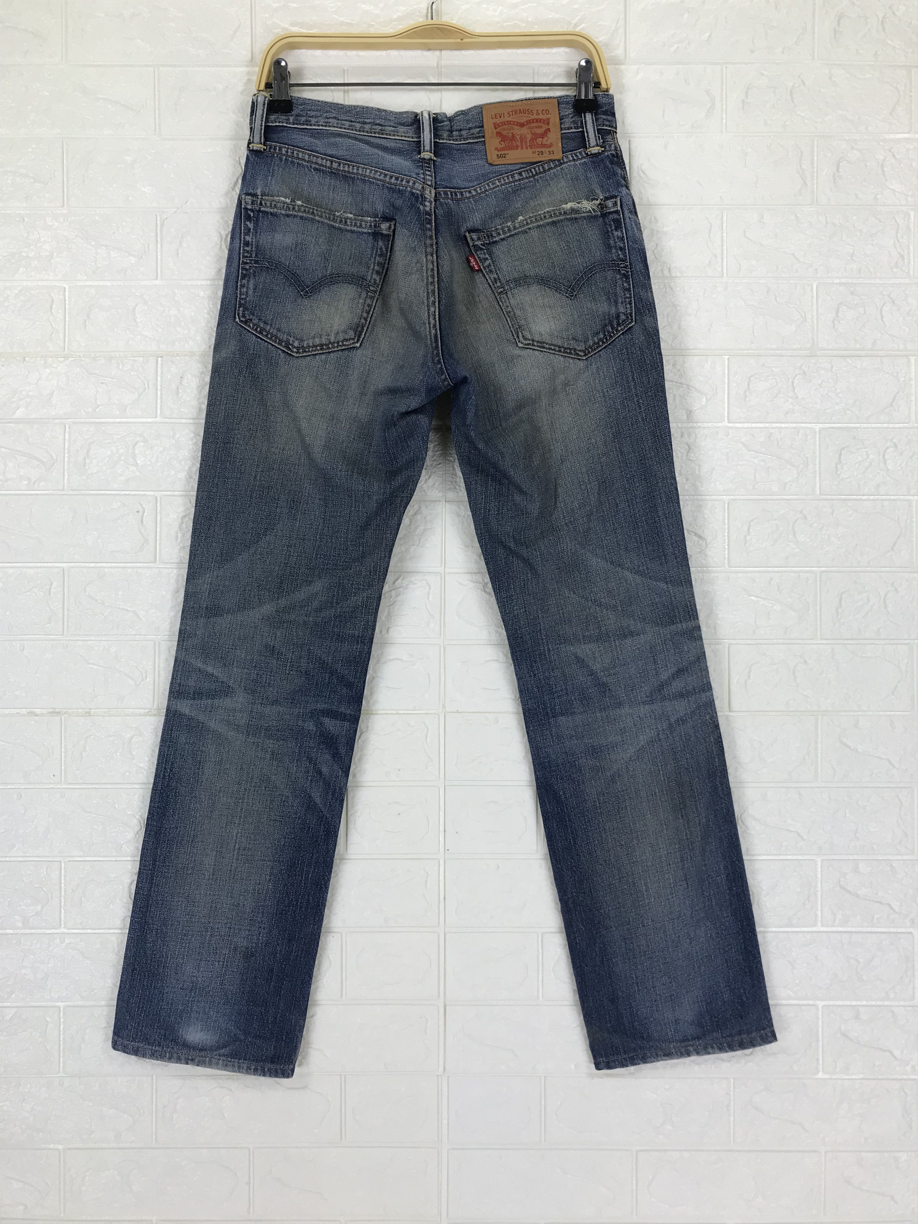 Levi's Vintage Levi's 502 Mud Wash Jeans Distressed Denim Size US 29 - 5 Thumbnail