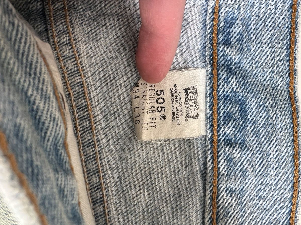 Levi's Vintage Levi’s 505 Thrashed Size US 34 / EU 50 - 8 Thumbnail