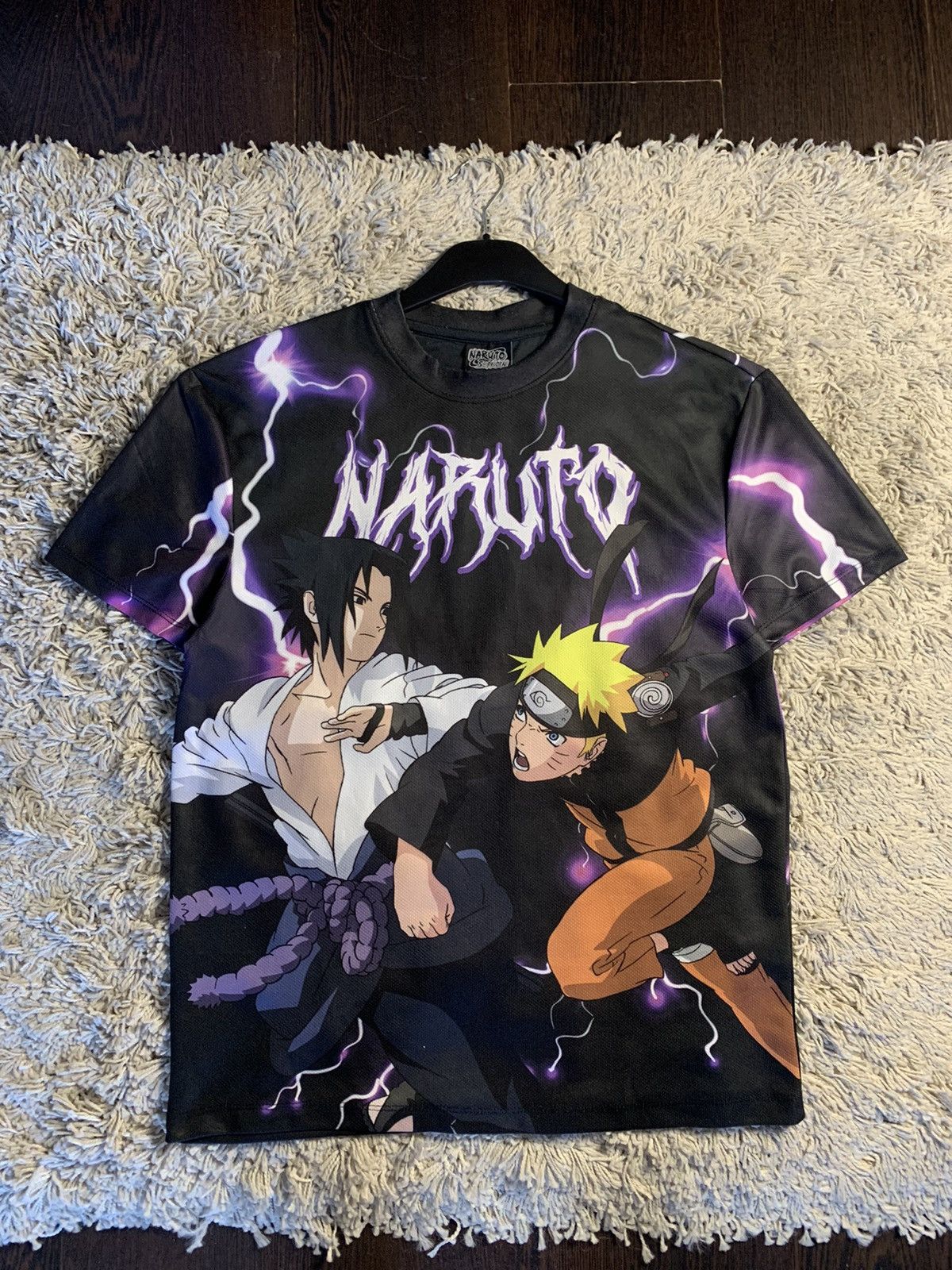 Anime × Japanese Brand × Vintage Overprint Naruto Shippuden Anime movie Japan style y2k hype Size US S / EU 44-46 / 1 - 1 Thumbnail
