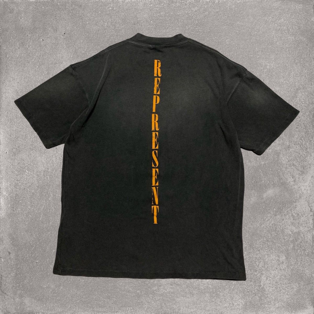 Represent Clo. Represent XXS Reborn Aged Black Tee Size US XXS / EU 40 - 2 Thumbnail