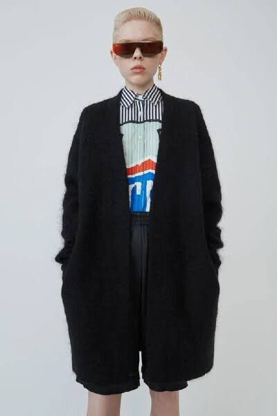 Acne Studios Acne Studios Raya Mohair Cardigan Size XS / US 0-2 / IT 36-38 - 1 Thumbnail