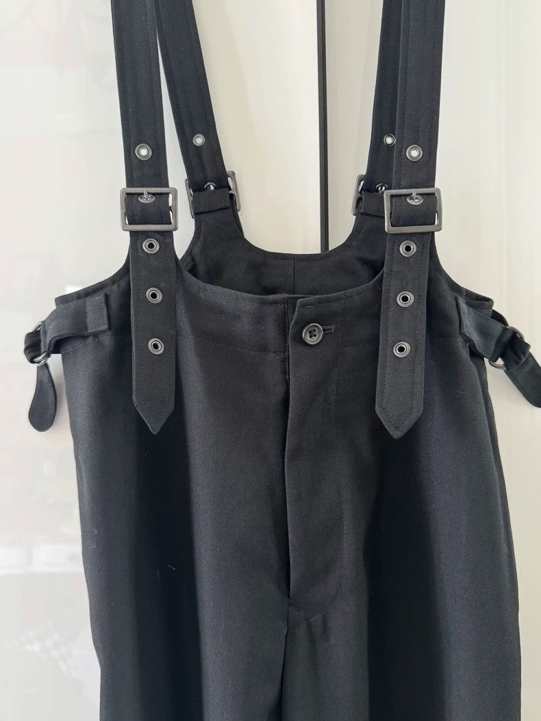 Other Yohji Yamamoto size 1 Black woolen suspender pants for fall Size US 28 / EU 44 - 2 Thumbnail