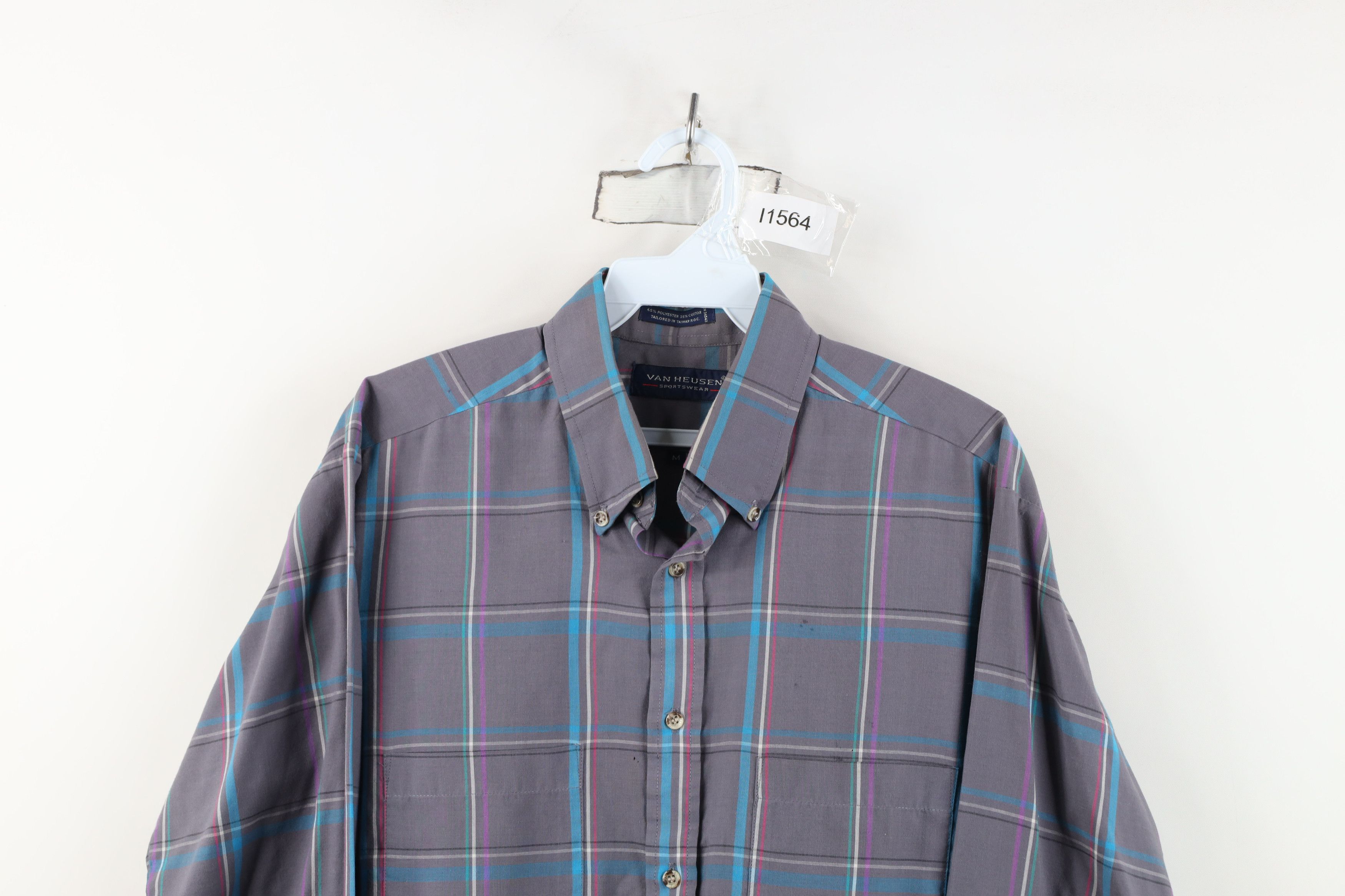 Vintage Vintage 80s 90s Streetwear Pocket Collared Button Down Shirt Size US M / EU 48-50 / 2 - 2 Thumbnail