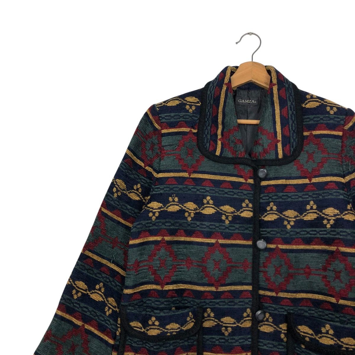 Japanese Brand 🔥VINTAGE CHORE WORK JACKET GAMZA NAVAJO DESIGN ISSEY MIYAKE Size US M / EU 48-50 / 2 - 9 Thumbnail