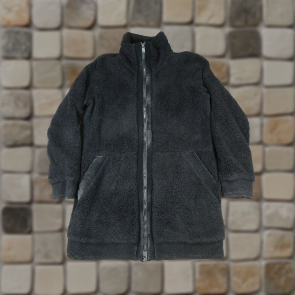 Athleta Athleta Jacket Womens Medium Black Fleece Size M / US 6-8 / IT 42-44 - 1 Thumbnail